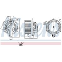 NISSENS 87335 Innenraumgebläse