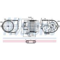 NISSENS 87487 Innenraumgebläse