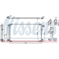 NISSENS 941071 Kondensator, Klimaanlage