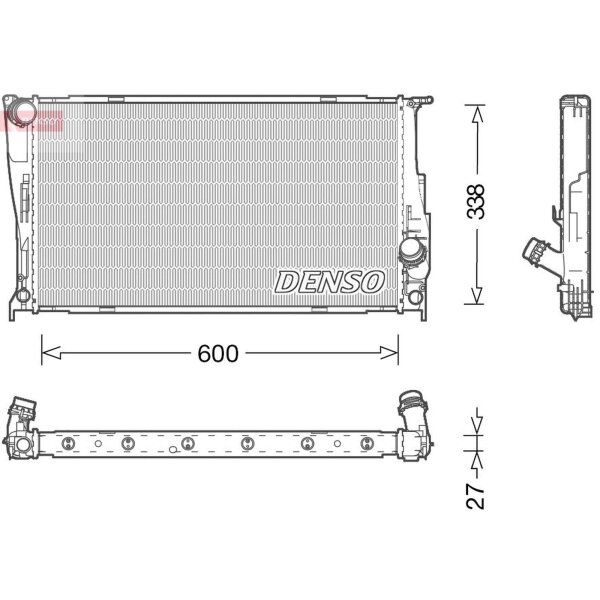 DENSO DRM05003 Kühler, Motorkühlung