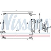 NISSENS 940786 Kondensator, Klimaanlage