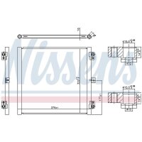 NISSENS 941079 Kondensator, Klimaanlage