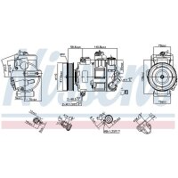 NISSENS 890632 Kompressor, Klimaanlage