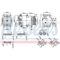 NISSENS 890392 Kompressor, Klimaanlage