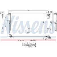 NISSENS 940764 Kondensator, Klimaanlage