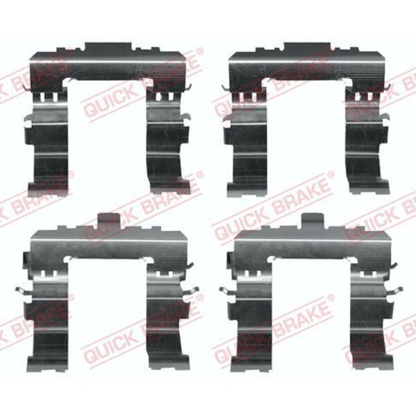 QUICK BRAKE 109-0020 Zubehörsatz, Scheibenbremsbelag