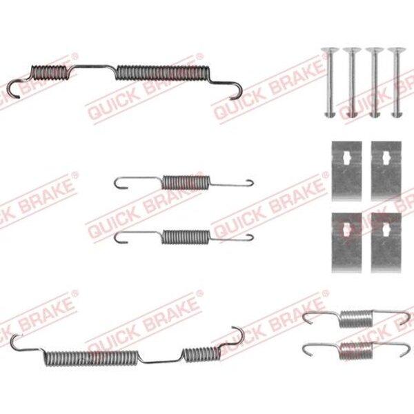 QUICK BRAKE 105-0050 Zubehörsatz, Bremsbacken