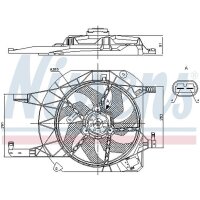 NISSENS 85883 Lüfter, Motorkühlung