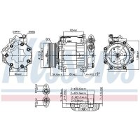 NISSENS 890584 Kompressor, Klimaanlage