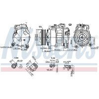 NISSENS 890622 Kompressor, Klimaanlage