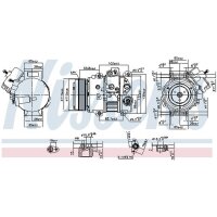 NISSENS 890631 Kompressor, Klimaanlage