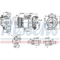 NISSENS 890653 Kompressor, Klimaanlage