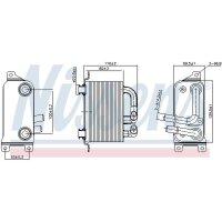 NISSENS 90833 Ölkühler, Automatikgetriebe