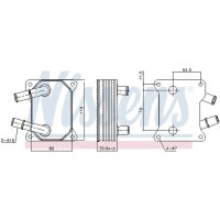 NISSENS 90897 Ölkühler, Motoröl