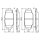 BOSCH 0 986 494 767 Bremsbelagsatz, Scheibenbremse