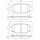 BOSCH 0 986 494 767 Bremsbelagsatz, Scheibenbremse
