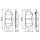 BOSCH 0 986 494 768 Bremsbelagsatz, Scheibenbremse