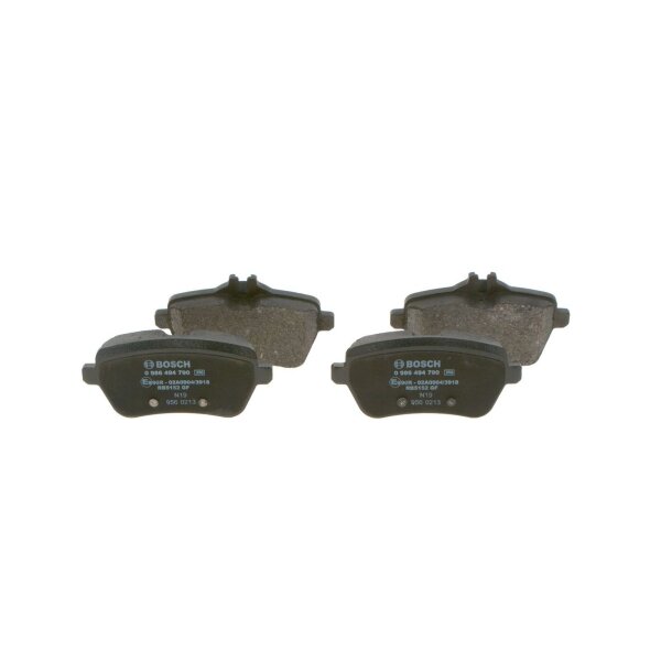 BOSCH 0 986 494 790 Bremsbelagsatz, Scheibenbremse