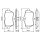 BOSCH 0 986 494 790 Bremsbelagsatz, Scheibenbremse