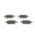 BOSCH 0 986 494 801 Bremsbelagsatz, Scheibenbremse