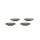 BOSCH 0 986 494 803 Bremsbelagsatz, Scheibenbremse