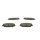 BOSCH 0 986 494 804 Bremsbelagsatz, Scheibenbremse
