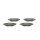 BOSCH 0 986 494 804 Bremsbelagsatz, Scheibenbremse