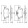 BOSCH 0 986 494 811 Bremsbelagsatz, Scheibenbremse