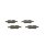 BOSCH 0 986 494 812 Bremsbelagsatz, Scheibenbremse