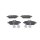 BOSCH 0 986 494 813 Bremsbelagsatz, Scheibenbremse