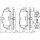 BOSCH 0 986 494 813 Bremsbelagsatz, Scheibenbremse