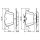 BOSCH 0 986 494 819 Bremsbelagsatz, Scheibenbremse