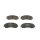 BOSCH 0 986 494 821 Bremsbelagsatz, Scheibenbremse