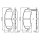 BOSCH 0 986 494 821 Bremsbelagsatz, Scheibenbremse