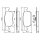 BOSCH 0 986 494 823 Bremsbelagsatz, Scheibenbremse