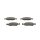 BOSCH 0 986 494 824 Bremsbelagsatz, Scheibenbremse