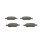 BOSCH 0 986 494 826 Bremsbelagsatz, Scheibenbremse