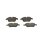 BOSCH 0 986 494 830 Bremsbelagsatz, Scheibenbremse