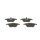 BOSCH 0 986 494 830 Bremsbelagsatz, Scheibenbremse