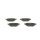 BOSCH 0 986 494 833 Bremsbelagsatz, Scheibenbremse