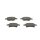 BOSCH 0 986 494 837 Bremsbelagsatz, Scheibenbremse