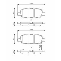 BOSCH 0 986 494 857 Bremsbelagsatz, Scheibenbremse