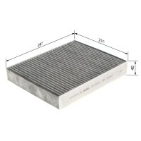 BOSCH 1 987 435 567 Filter, Innenraumluft