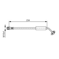 BOSCH 1 987 481 A15 Bremsschlauch