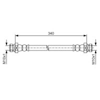 BOSCH 1 987 481 A18 Bremsschlauch