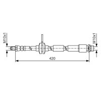 BOSCH 1 987 481 A43 Bremsschlauch