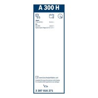 BOSCH 3 397 016 271 Wischblatt