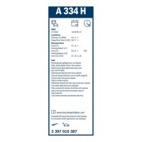 BOSCH 3 397 016 387 Wischblatt