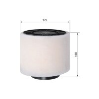 BOSCH F 026 400 334 Luftfilter