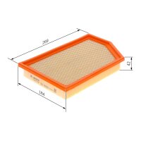 BOSCH F 026 400 586 Luftfilter
